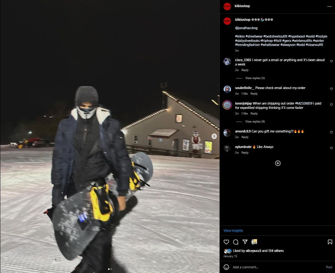 KIIKIO Classic Skull Mask Hoodie