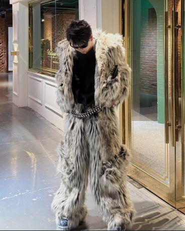 Faux Fur Statement Jacket