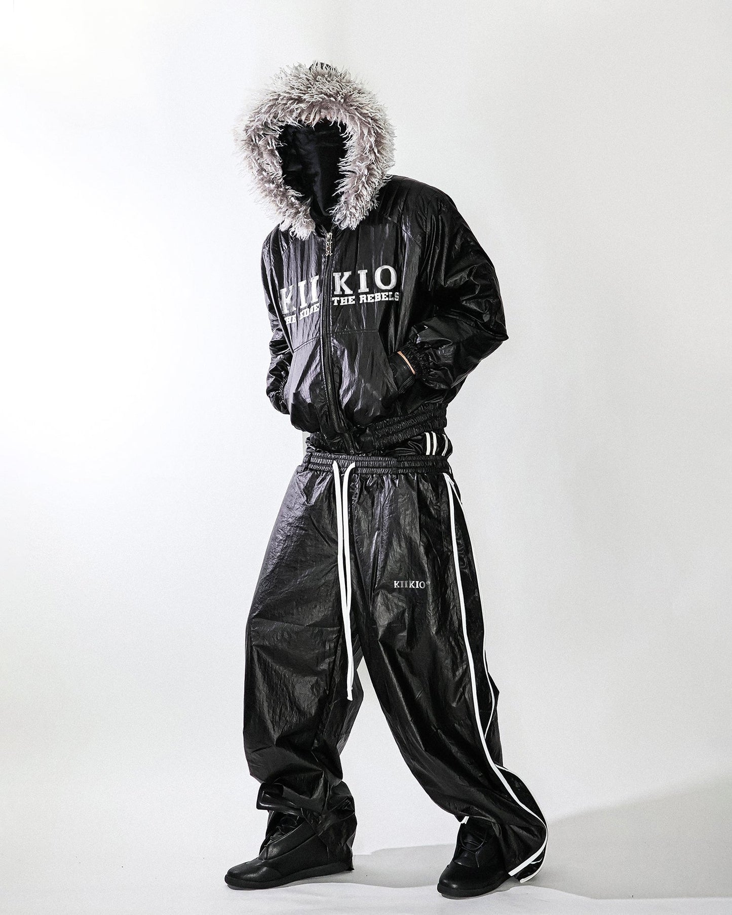 KIIKIO Gloss Embroidered Boxy Jacket