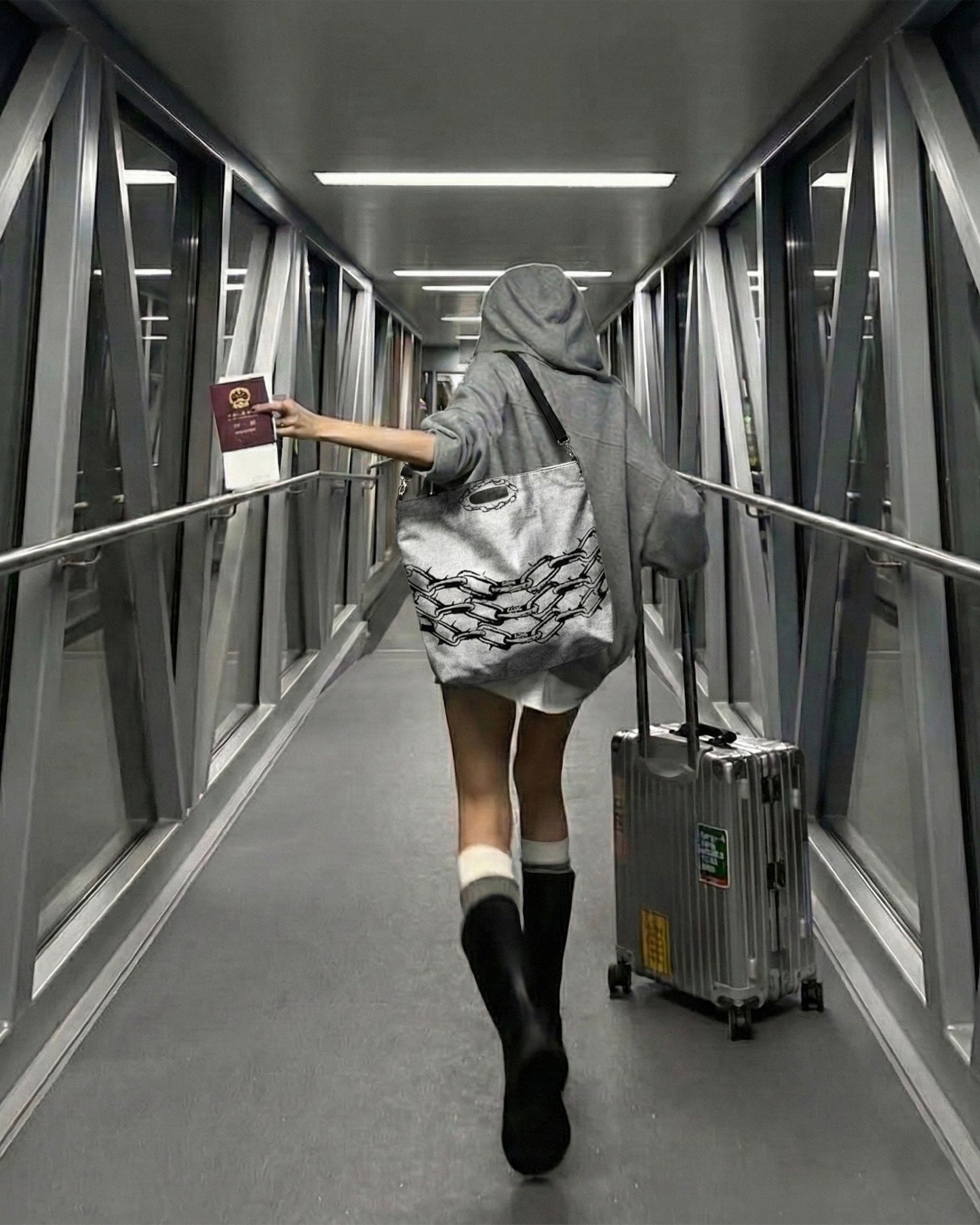 KIIKIO "Thorn Chain" Industrial Hardcore Tote