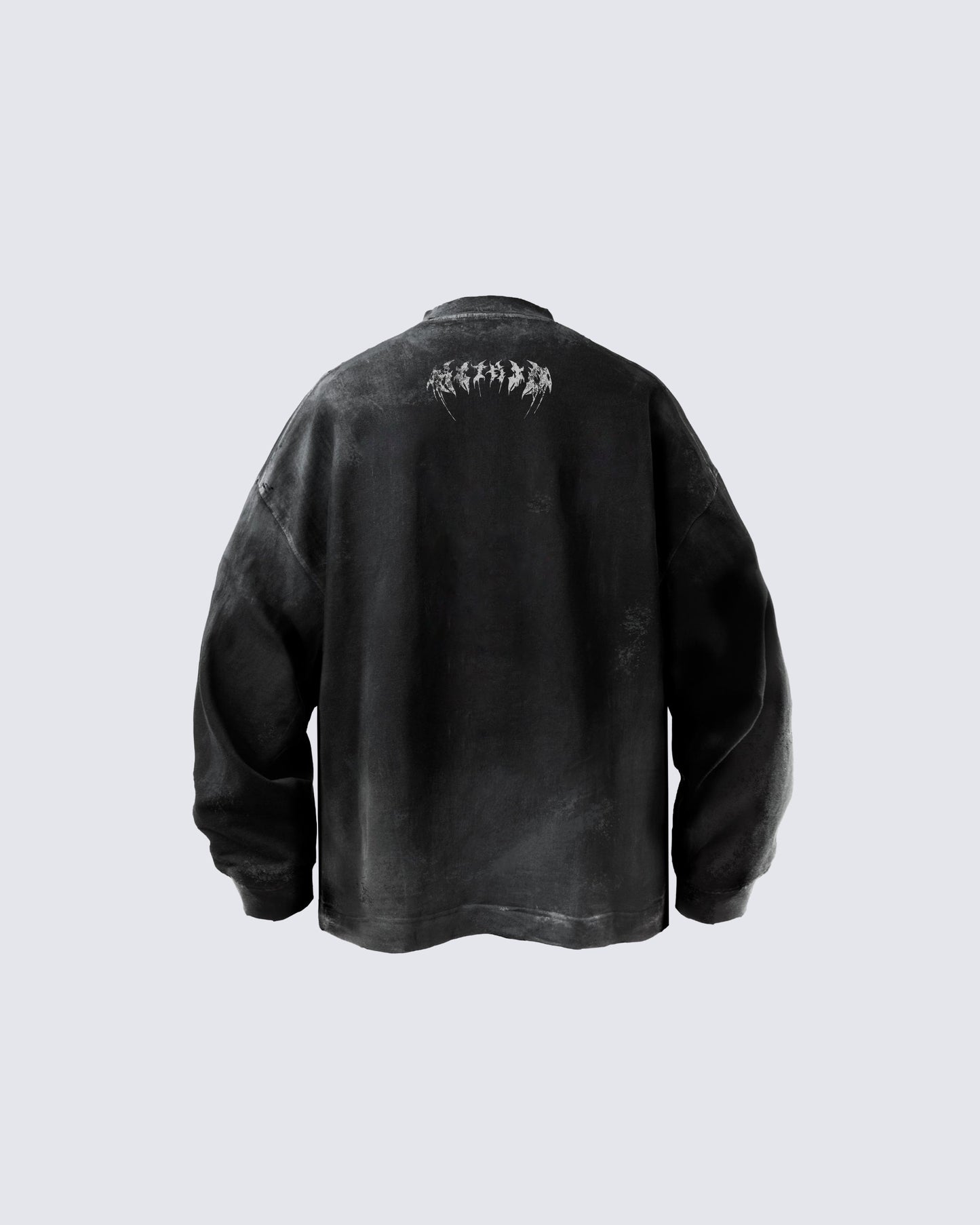 KIIKIO Vintage Washed Graphic Long-Sleeve Tee