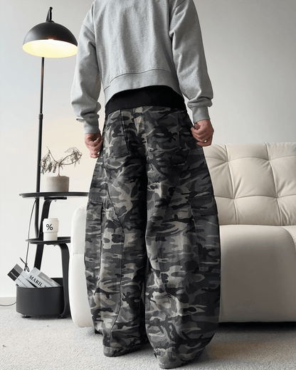 Camouflage Cargo Baggy Jeans