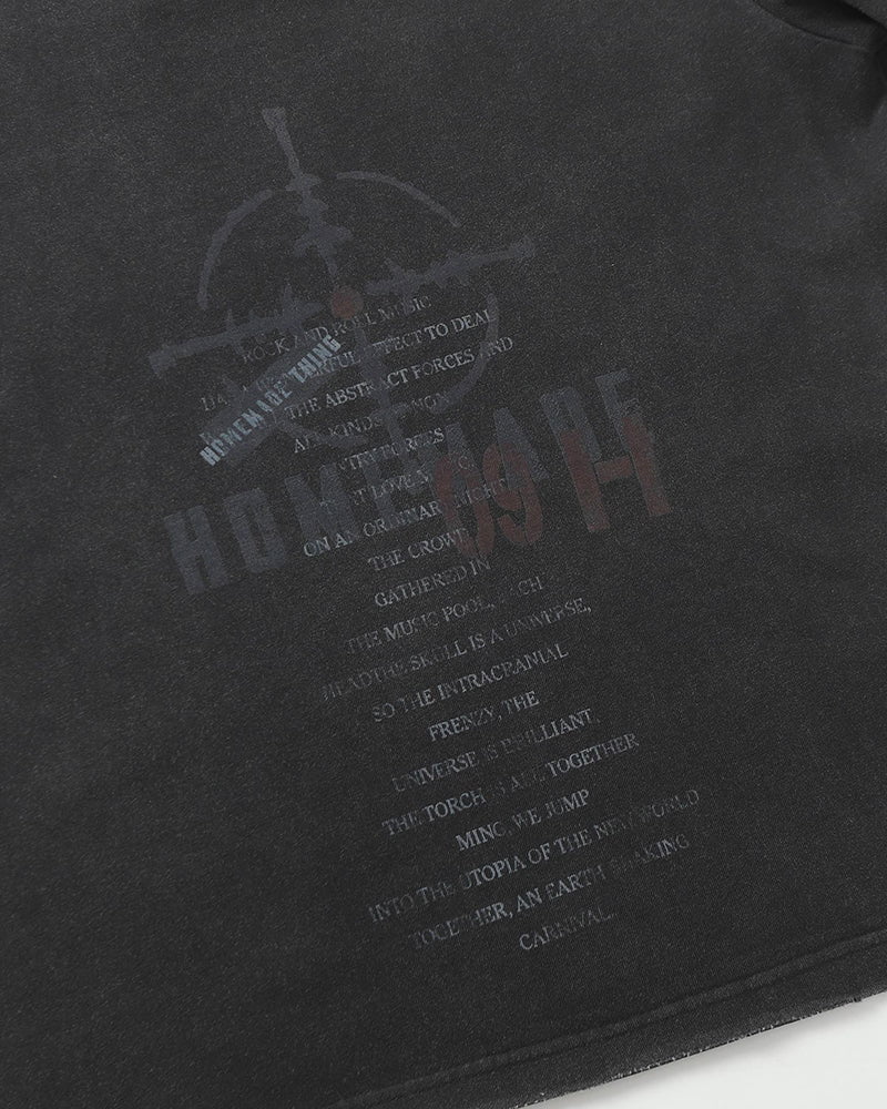 Inked Rebel Layered Tee – Street Art Meets Urban Warfare