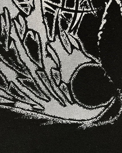 Dark Wings Unleashed · Layered Long-Sleeve Tee