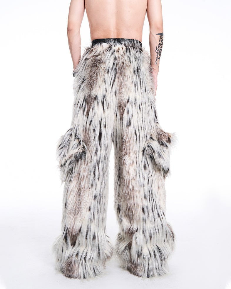 Faux Fur Statement Pants