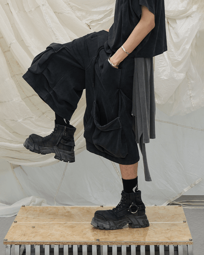 Detachable Flap Utility Sweatpants