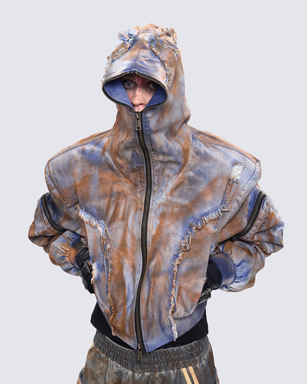 Wasteland Hooded Mud-Dye Jacket