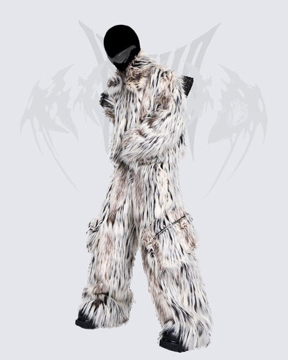 Faux Fur Statement Pants