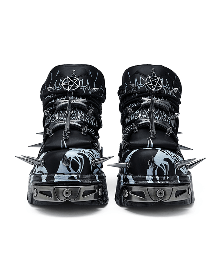 Cyberpunk Spike Armor Sneakers