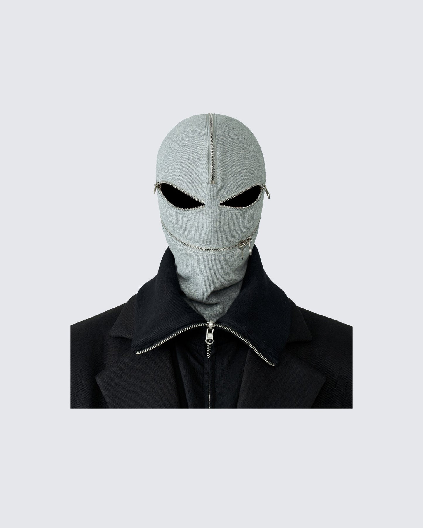 Zipper Knit Mask Cover