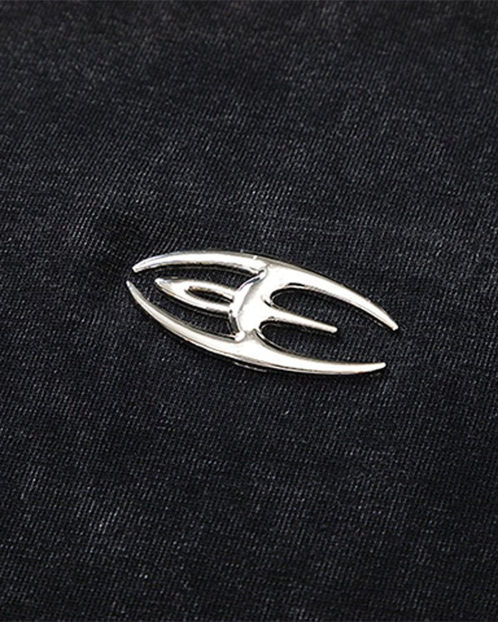 Split Raw Edge Short Sleeve T-Shirt