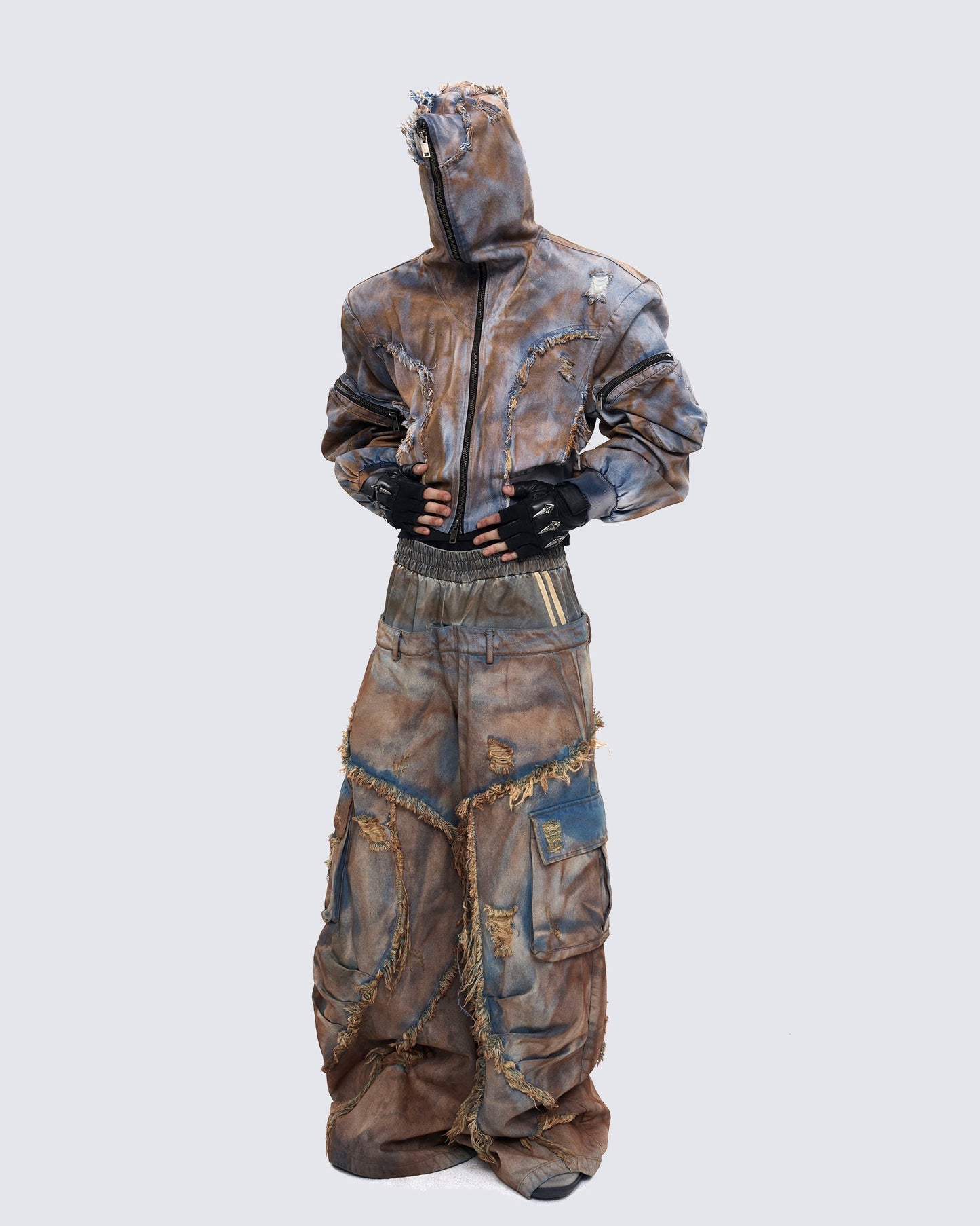 Wasteland Hooded Mud-Dye Jacket