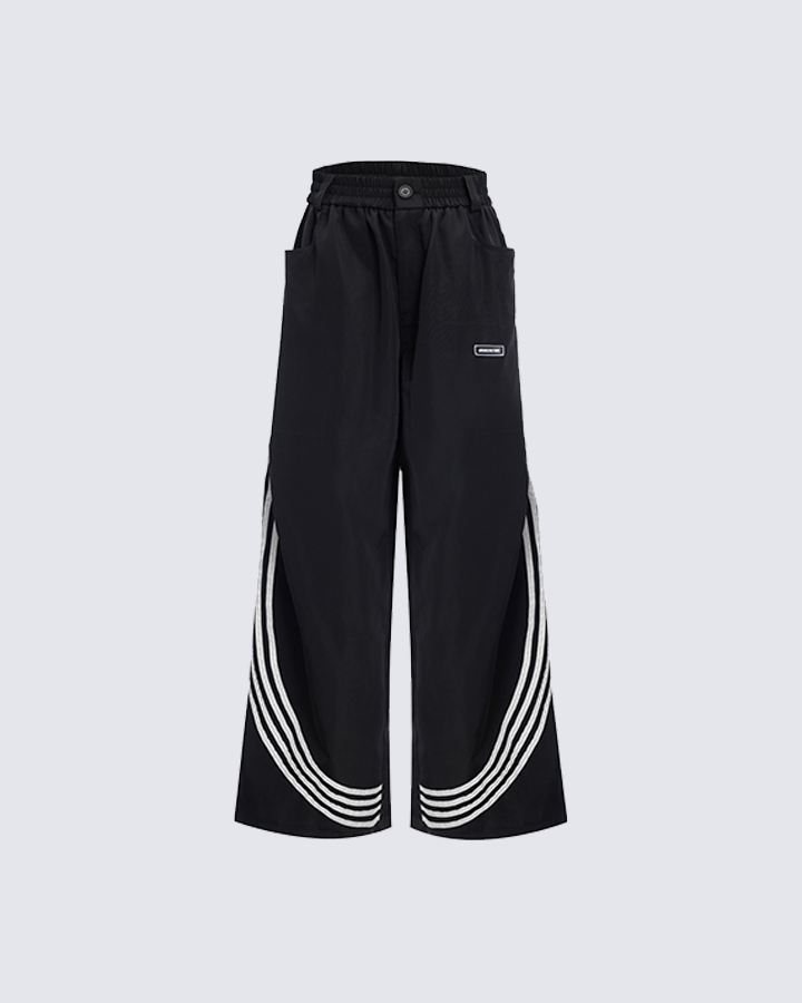 Retro Side Stripe Track Pants