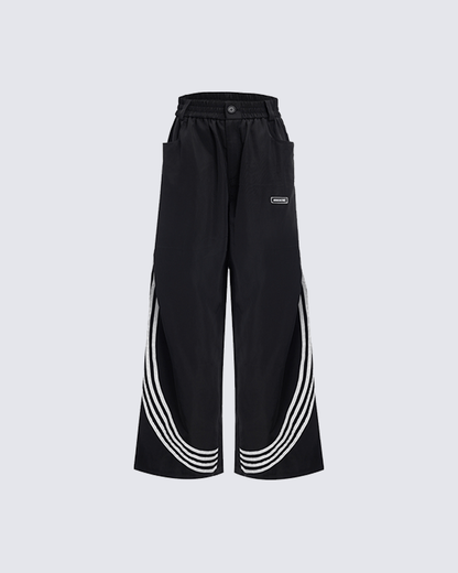 Retro Side Stripe Track Pants