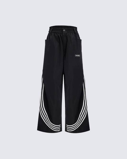 Retro Side Stripe Track Pants