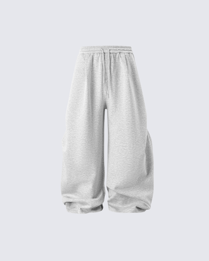 Oversized Stack-Leg Sweatpants