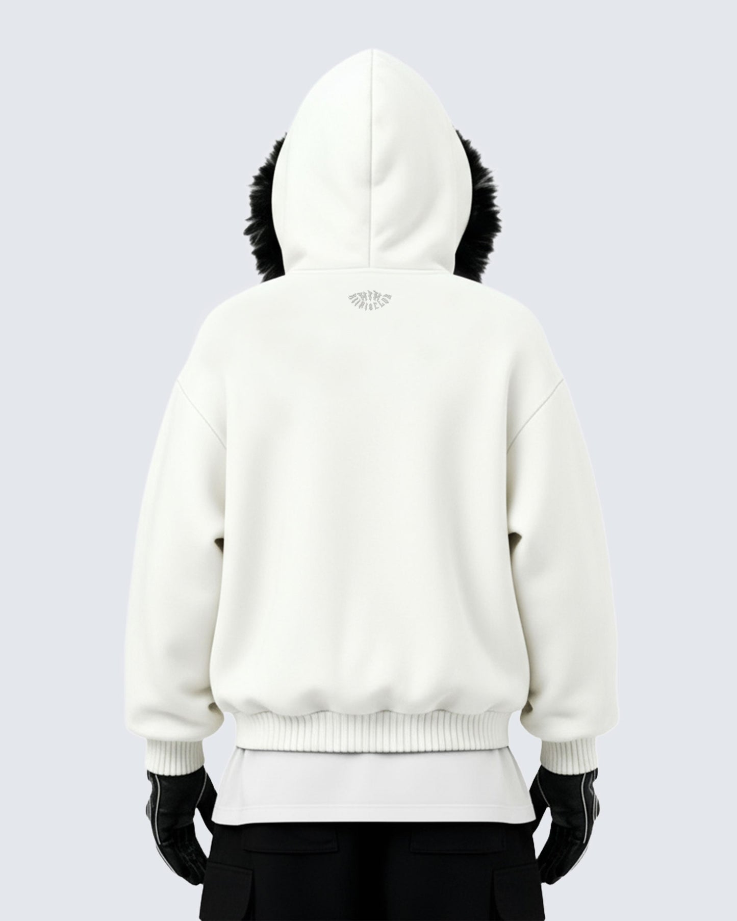 KIIKIO Fur Collar Cozy Hoodie