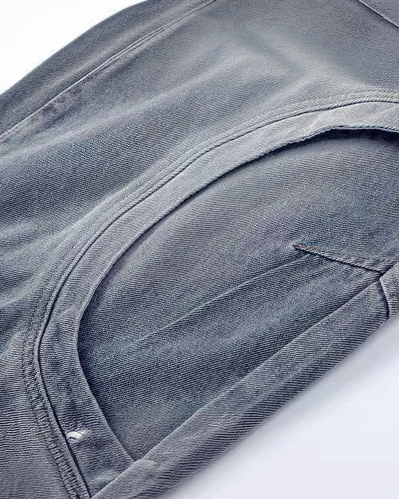 KIIKIO Vintage Style Loose Patchwork Jeans