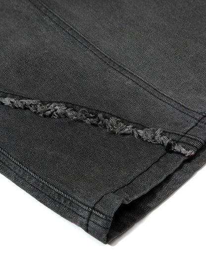 Patchwork Frayed Cargo Pants