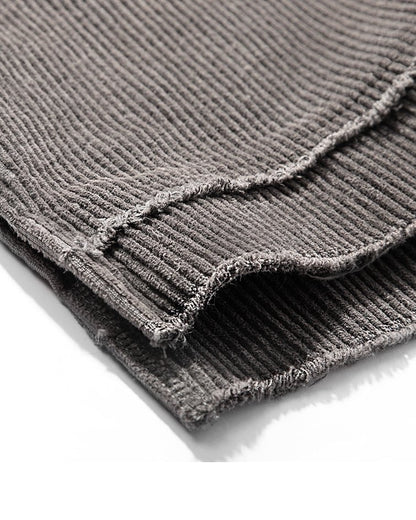 KIIKIO Patchwork Distressed Sweatshirt