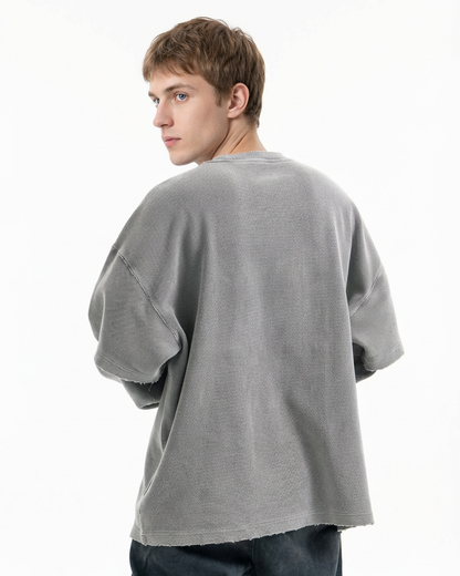 Waffle Layered Vintage Tee