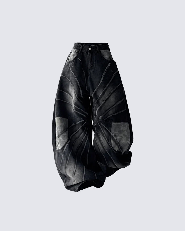 Vintage Camo Washed Blade Jeans