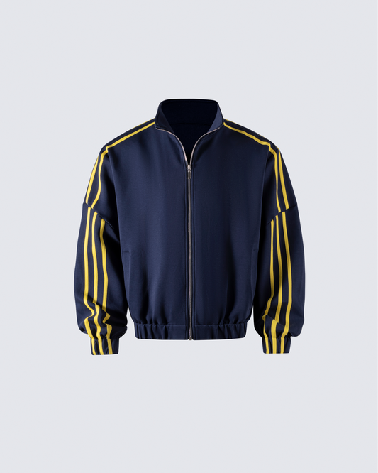 Contrast Stripe Track Jacket