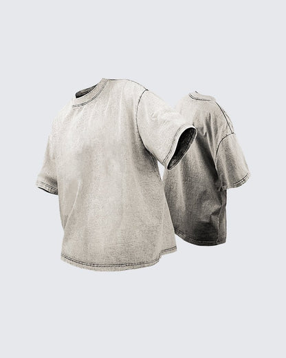 Distressed Short Sleeve T-shirt