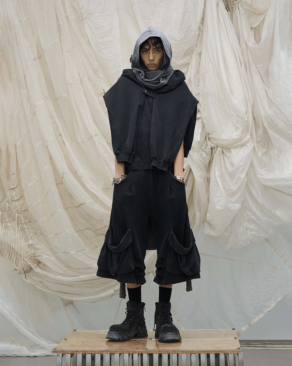 Detachable Flap Utility Sweatpants