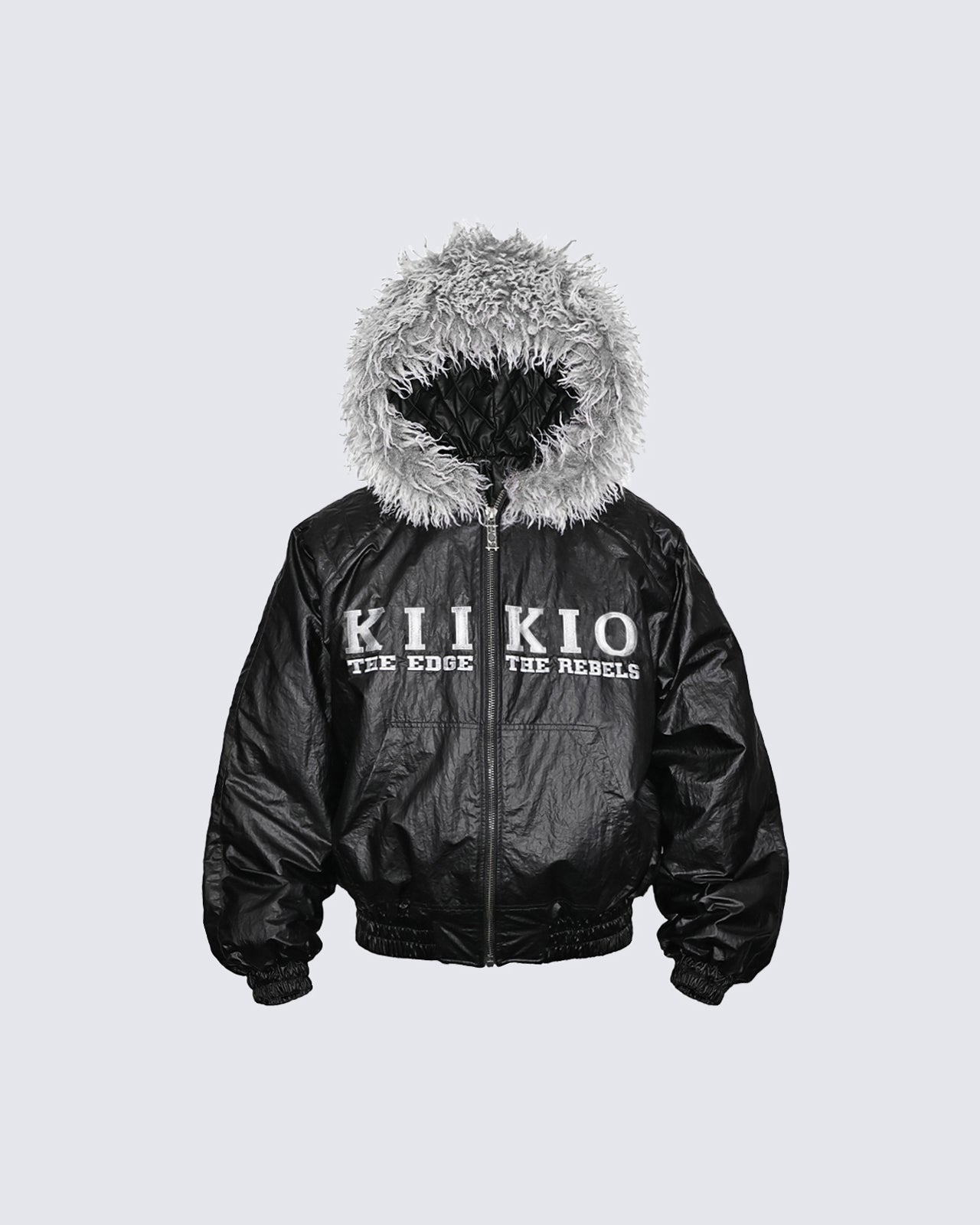 KIIKIO Gloss Embroidered Boxy Jacket