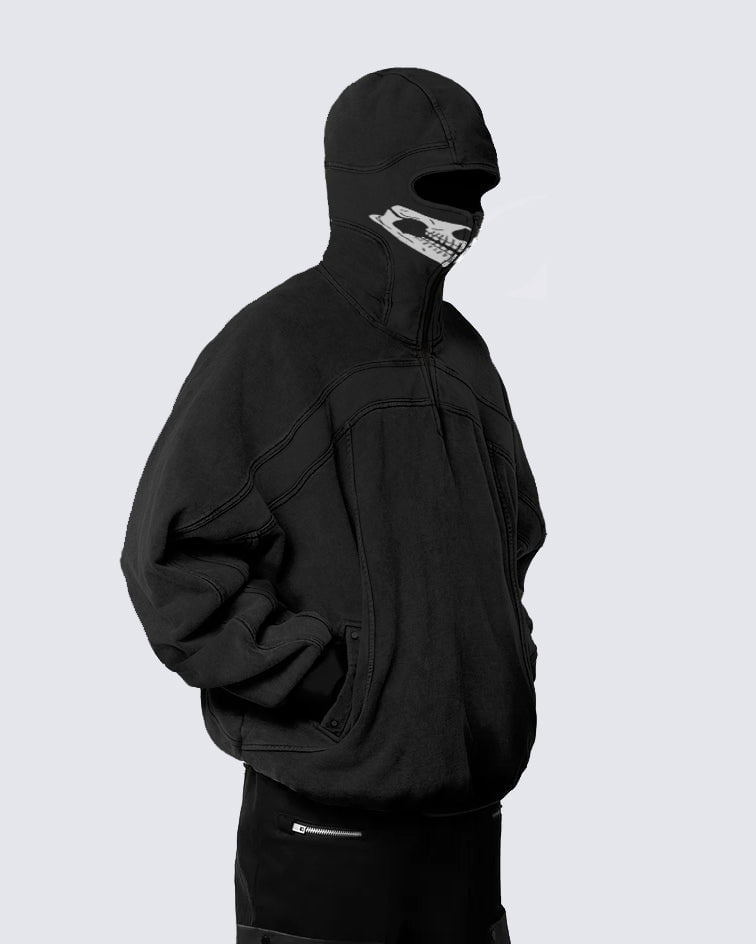 KIIKIO Classic Skull Mask Hoodie