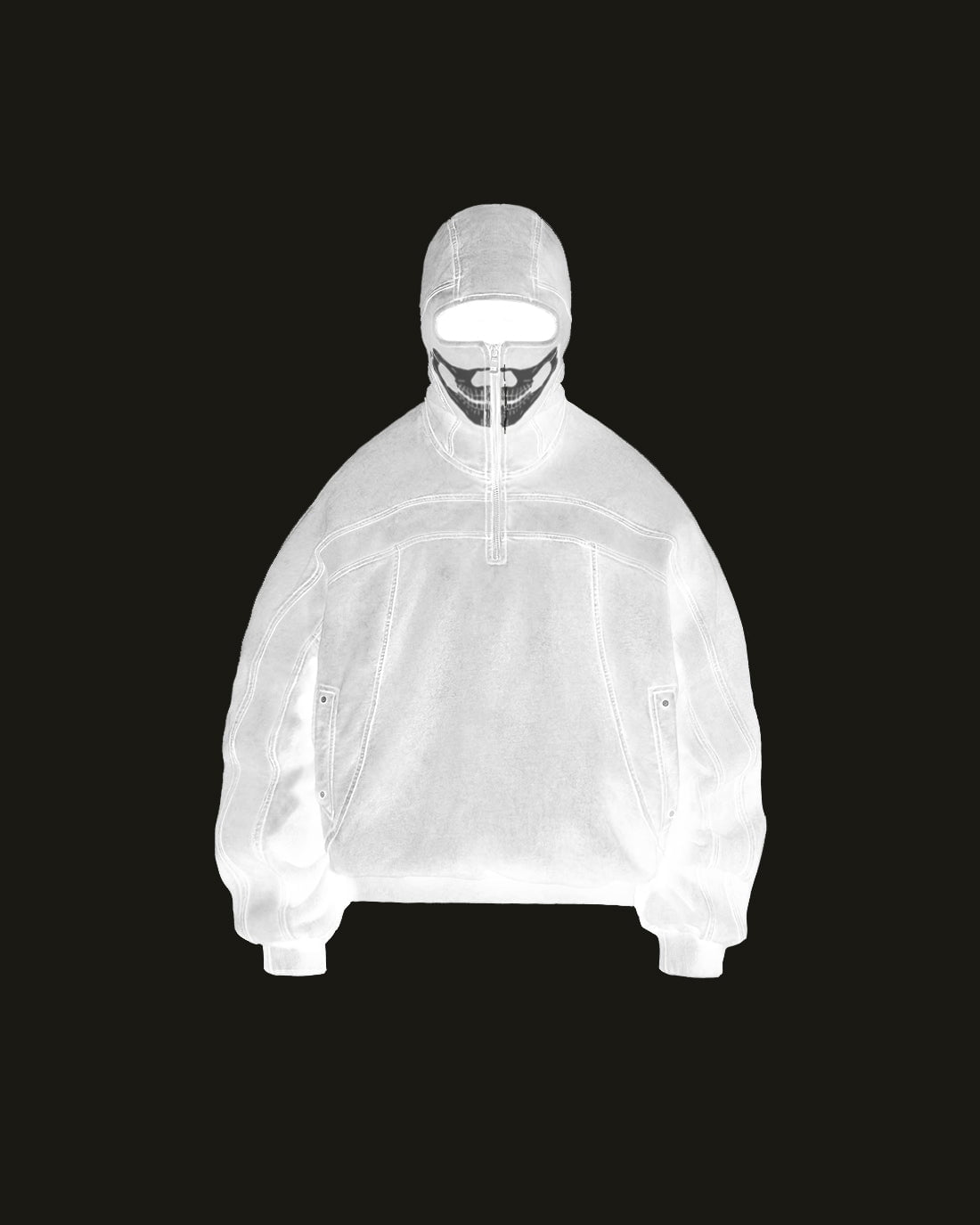 KIIKIO Classic Skull Mask Hoodie