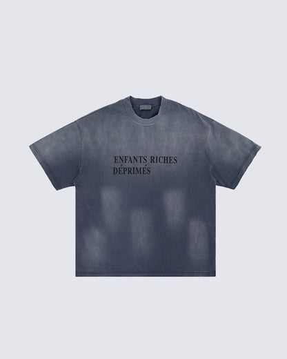 Distressed Gradient Vintage Short Sleeve T-shirt