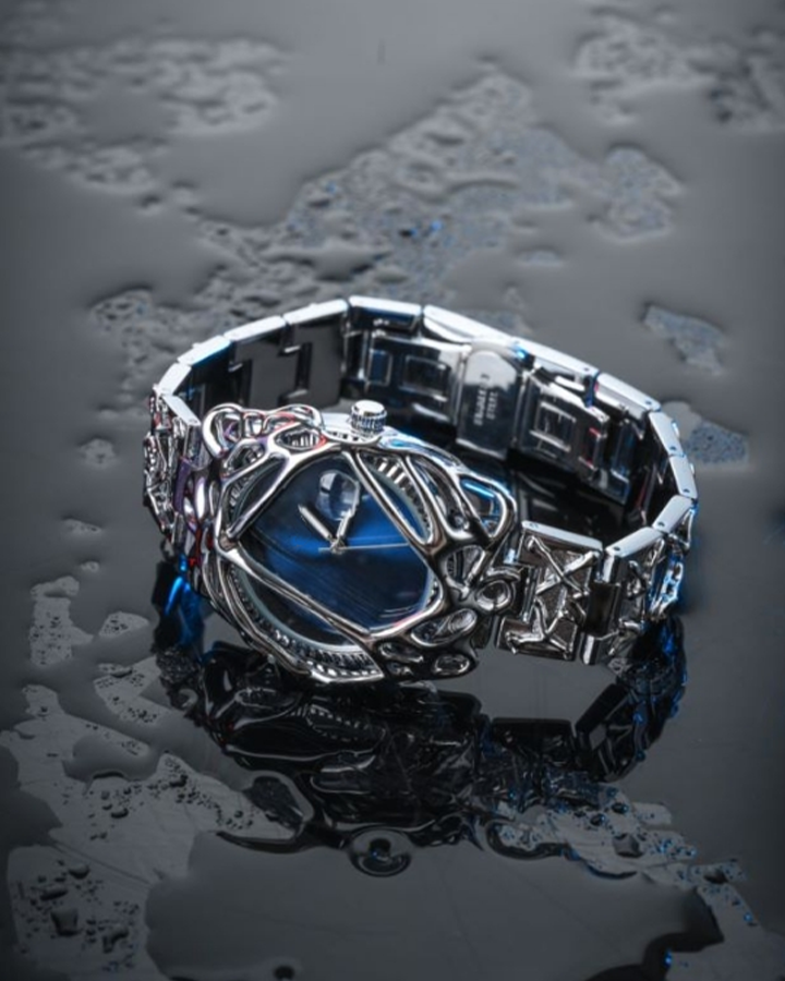 Y2K Abstract Metal Frame Watch