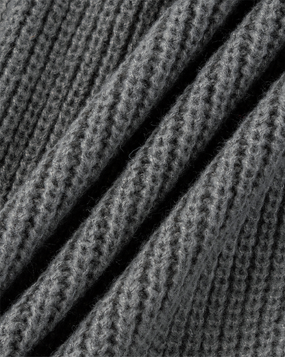 Distressed Long Knit Cardigan Coat