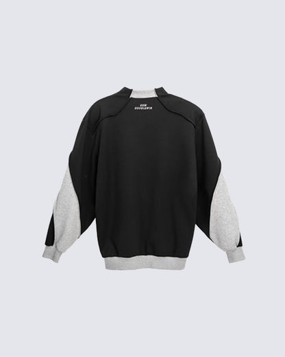Colorblock Deconstructed Sweatshirt