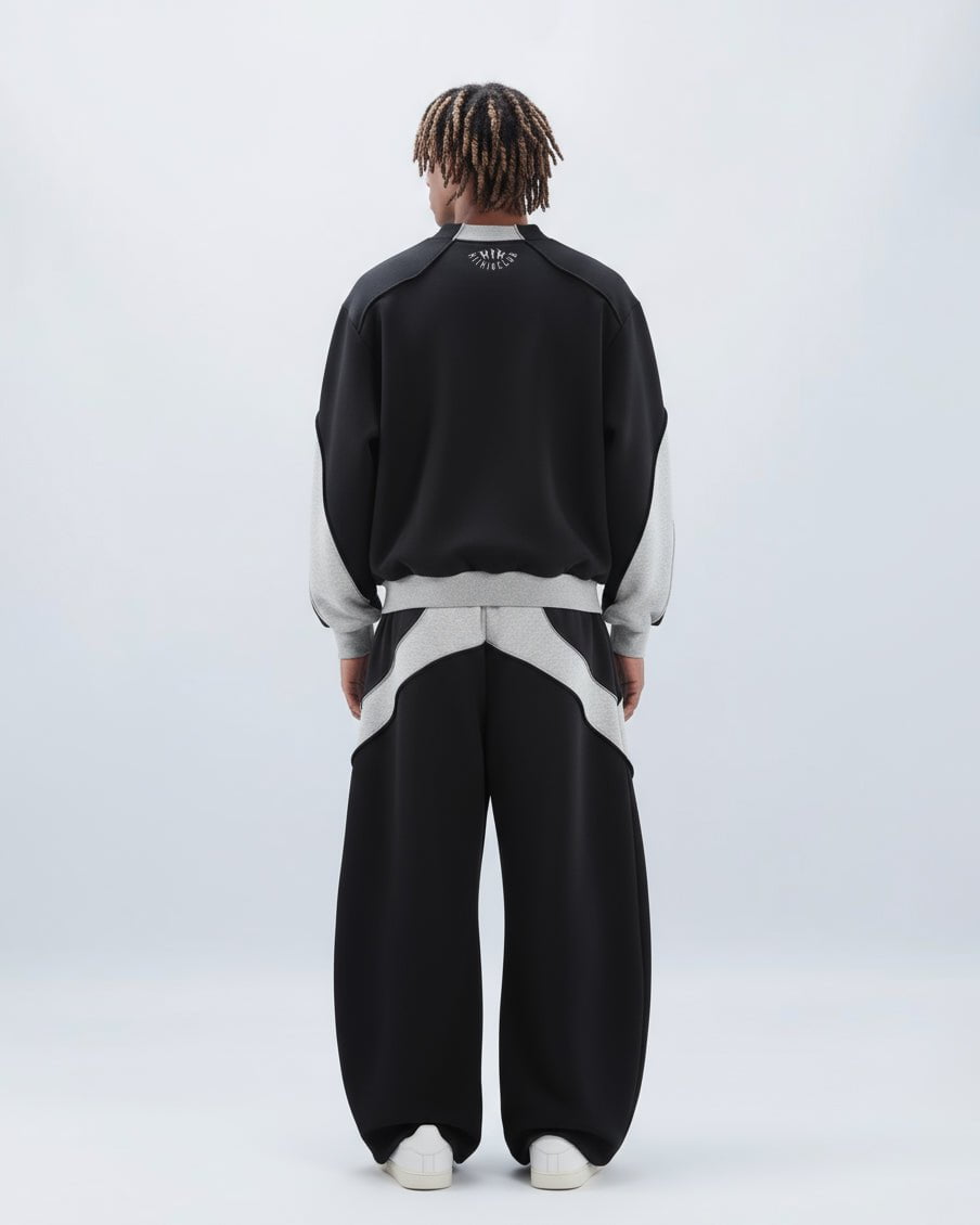 Colorblock Deconstructed Sweatshirt