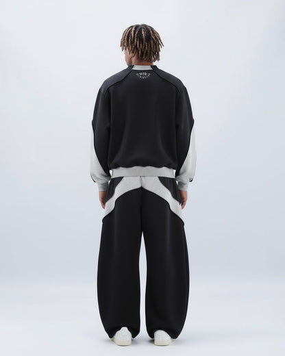 Colorblock Deconstructed Air Layer Sweatpants