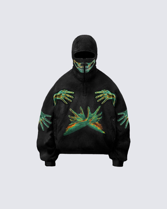 Hoodies For Man  | Nighttime Fluorescent Print