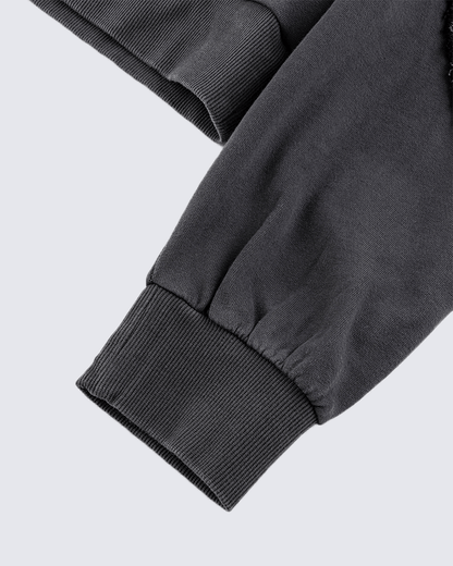 Distressed Star Patchwork Oversized Sweatshirt