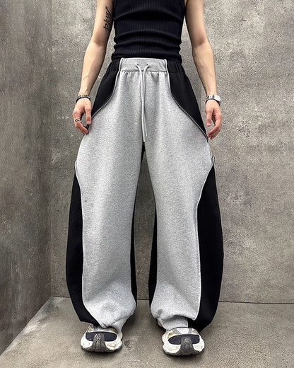 Colorblock Deconstructed Air Layer Sweatpants