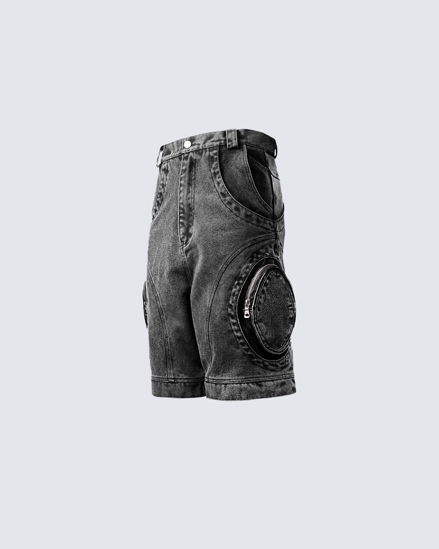 KIIKIO Heavy Craft Distressed Large Pocket Shorts
