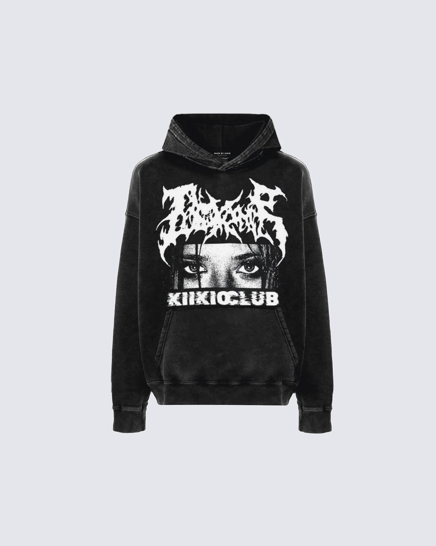 KIIKIOCLUB Street Fashion Print Hoodie