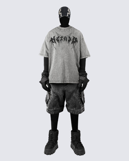 KIIKIO Heavy Craft Distressed Large Pocket Shorts