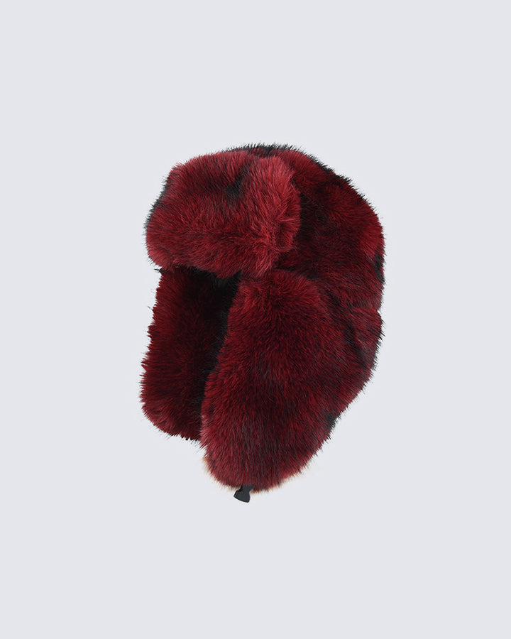 Faux Mink Long-Fur Trapper Hat