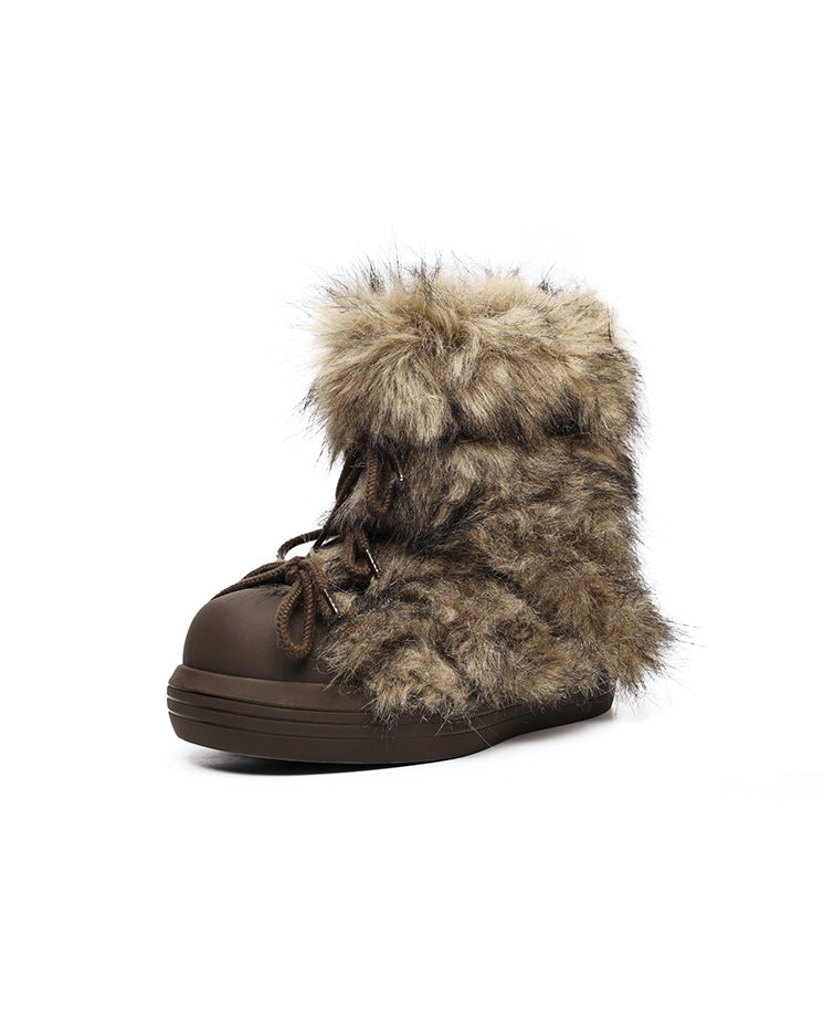 Millennial Style Iceland Faux Fur Snow Boots