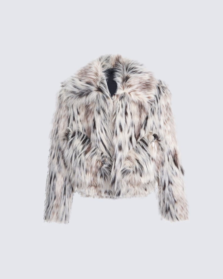Faux Fur Statement Jacket