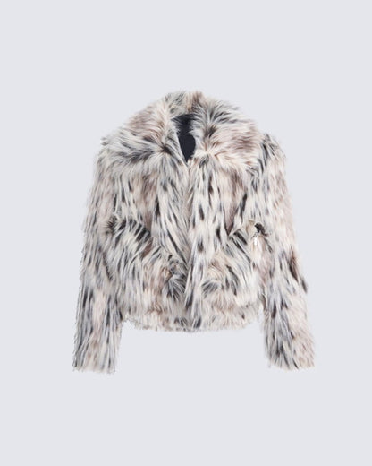 Faux Fur Statement Jacket