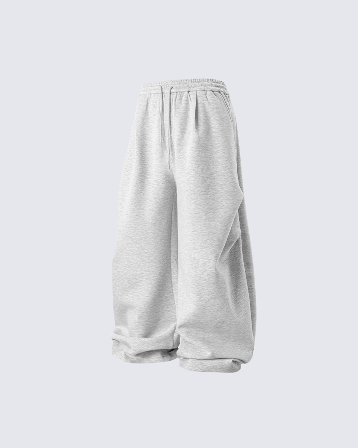 Oversized Stack-Leg Sweatpants