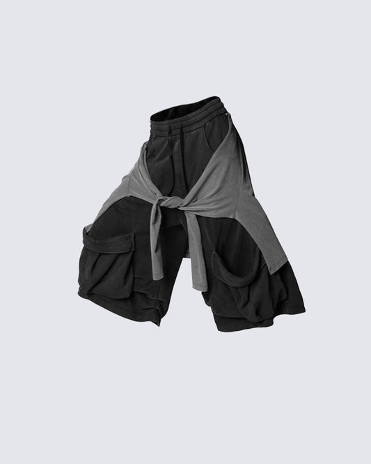 Detachable Flap Utility Sweatpants